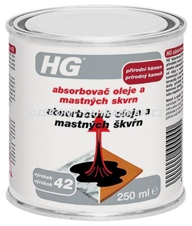 HG 47003 Absorbovač oleje a mastných skvrn z přírodního kamene 250 ml