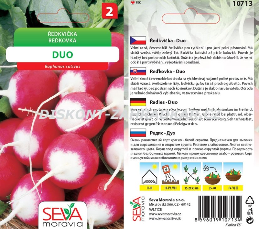 10713 Ředkvička Duo 5g / 2802