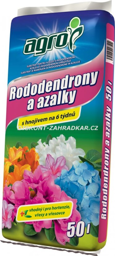 AGRO Substrát pro rododendrony a azalky 50l