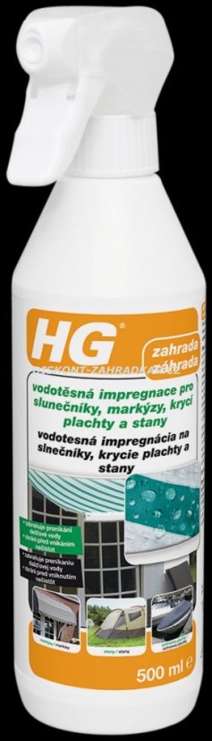 HG 62205 Vodotěsná impregnace pro slunečníky, markýzy, krycí plachty a stany 500ml