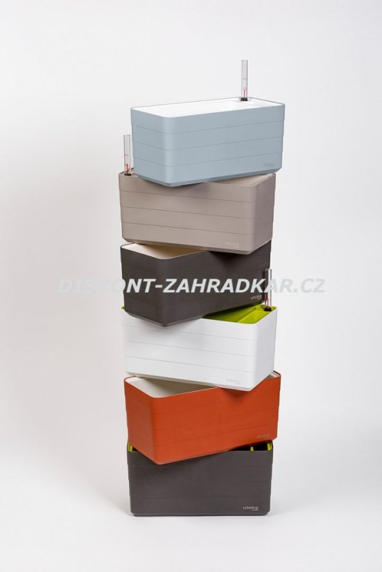 Truhlík Berberis 40 cm Antracit + zelená