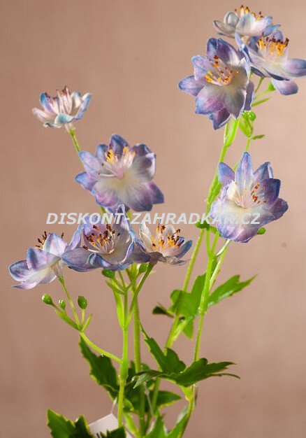 Divoká květina 42 cm modrá F395-B