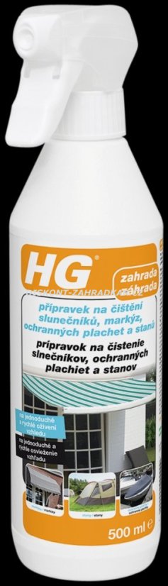 HG 61505 Přípravek na čištění slunečníků, markýz, ochranných plachet a stanů 500ml