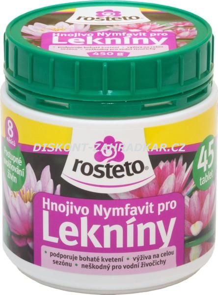 Nymfavit Rosteto - hnojivo pro lekníny 450g