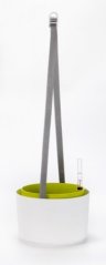 Žardinka samozavlažovací Berberis 26cm Bílá + zelená