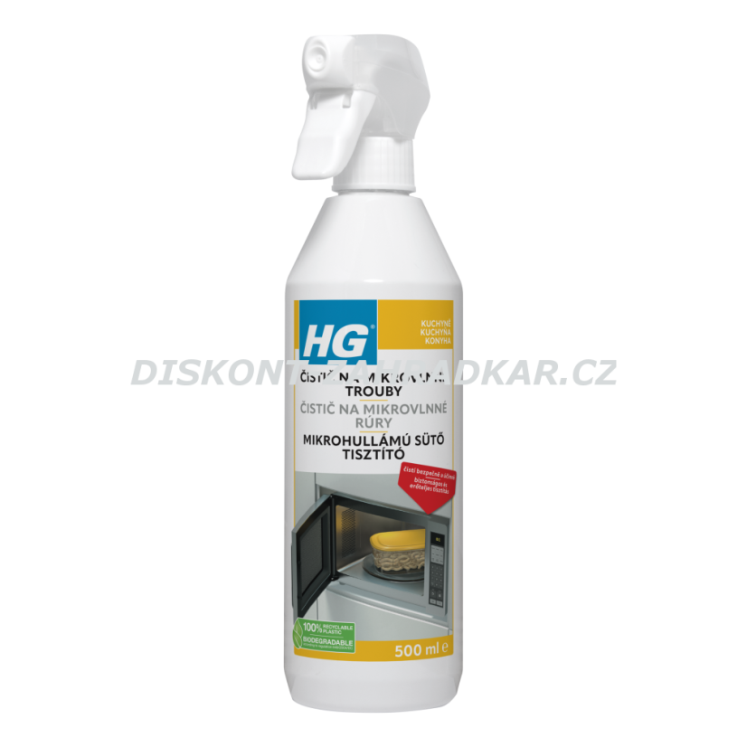 HG 52605 Čistič pro mikrovlnné trouby 500ml + 30%ZDARMA