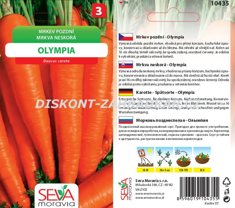 10435 Mrkev Olympia 2g / 1607 10435 Mrkev Olympia 2g / 1607