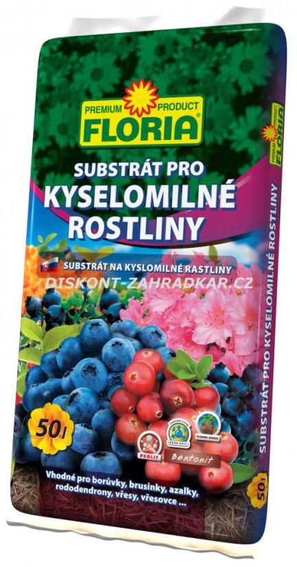 FLORIA Substrát pro kyselomilné rostliny 50l
