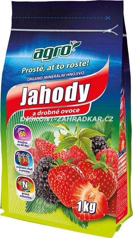 Agro organominerální hnojivo Jahody 1kg Agro organominerální hnojivo Jahody 1kg