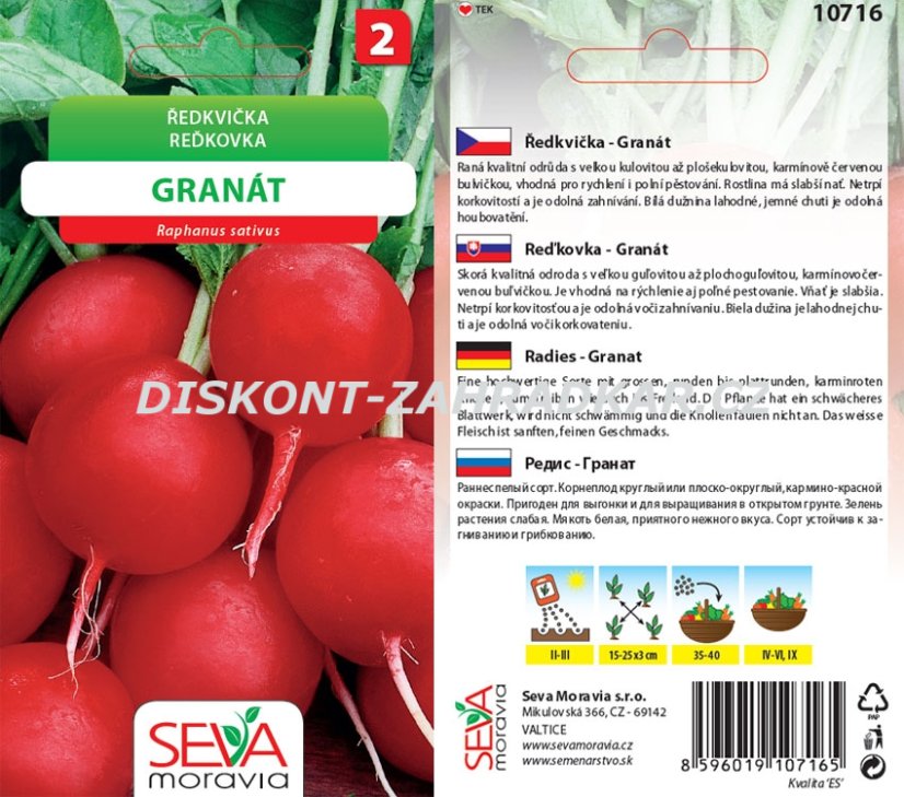 10716 Ředkvička Granát 5g / 2711