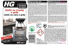 HG 13805 Čistič na trouby a grily 500 ml + 30% ZDARMA