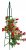 Zahradní pergola Pyramida 31x31x200cm / CH0293