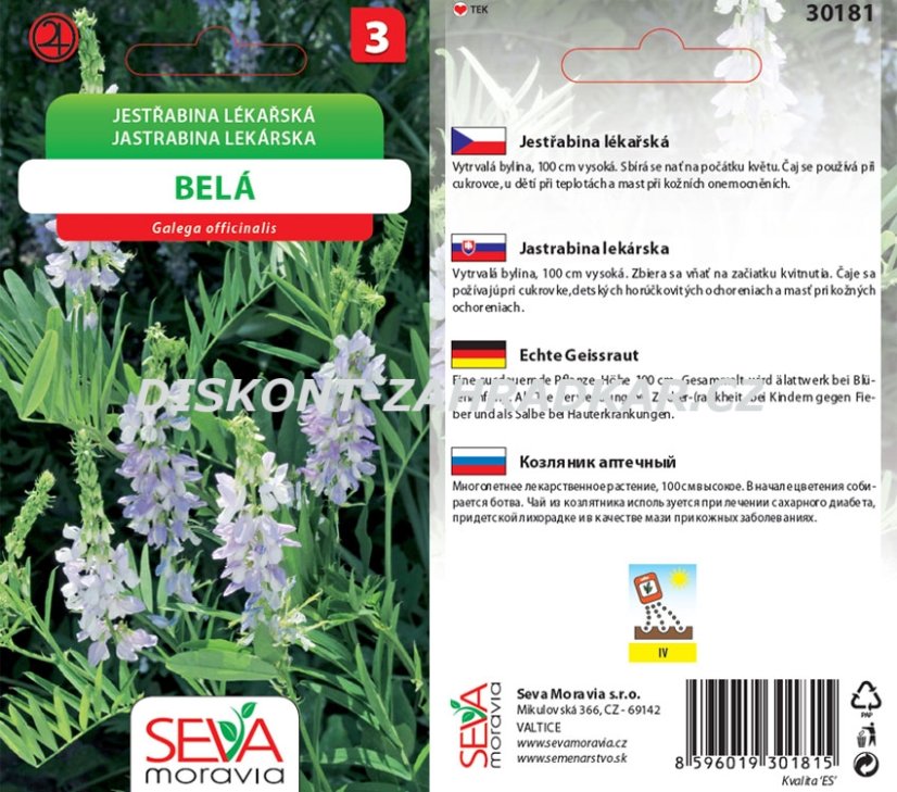 30181 Jestřabina lékařská 0,5g / 3510 30181 Jestřabina lékařská 0,5g / 3510