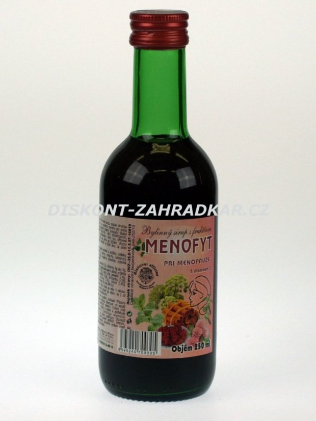 Bylinný fruktózový sirup MENOFYT 275 g