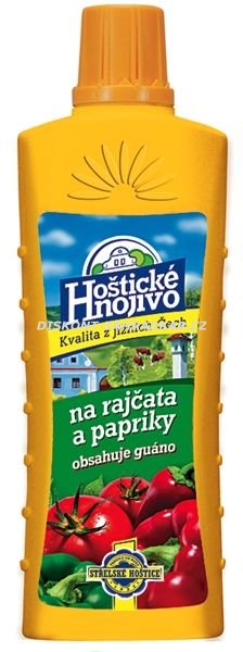 Hoštické hnojivo s guánem Rajčata a papriky 500ml Hoštické hnojivo s guánem Rajčata a papriky 500ml