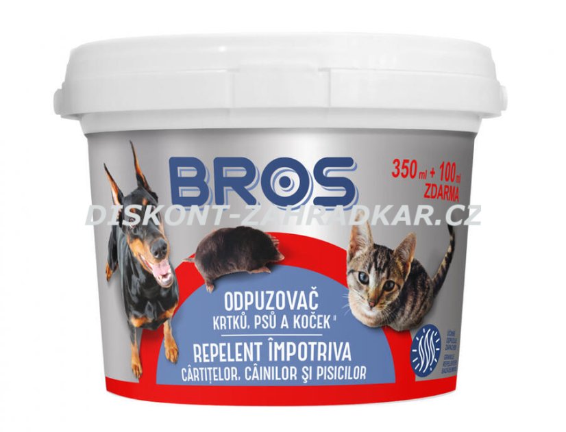 Bros Odpuzovač krtků, psů a koček 450ml