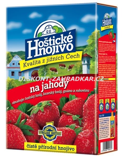 Hoštické hnojivo s guánem Jahody 1kg Hoštické hnojivo s guánem Jahody 1kg