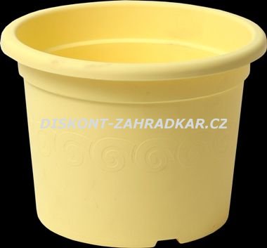 Plastia květináč Narcis 31 cm čokoládový