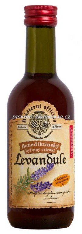 Bylinný fruktózový sirup LEVANDULE 290 g Bylinný fruktózový sirup LEVANDULE 290 g