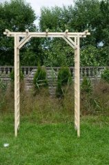 Dřevěná zahradní pergola 204x160x70cm