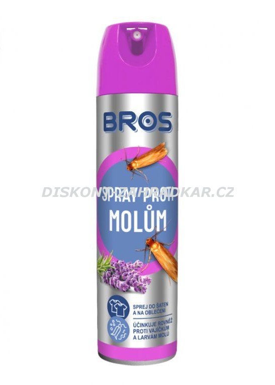 Bros Sprej proti šatním molům s vůní levandule 150ml