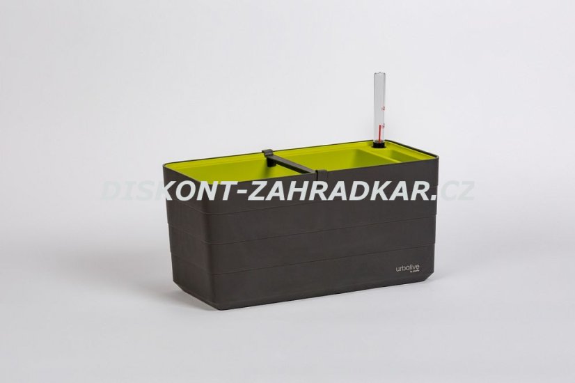 Truhlík Berberis 40 cm Antracit + zelená