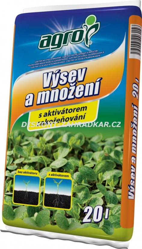 AGRO Substrát pro výsev a množení 20l