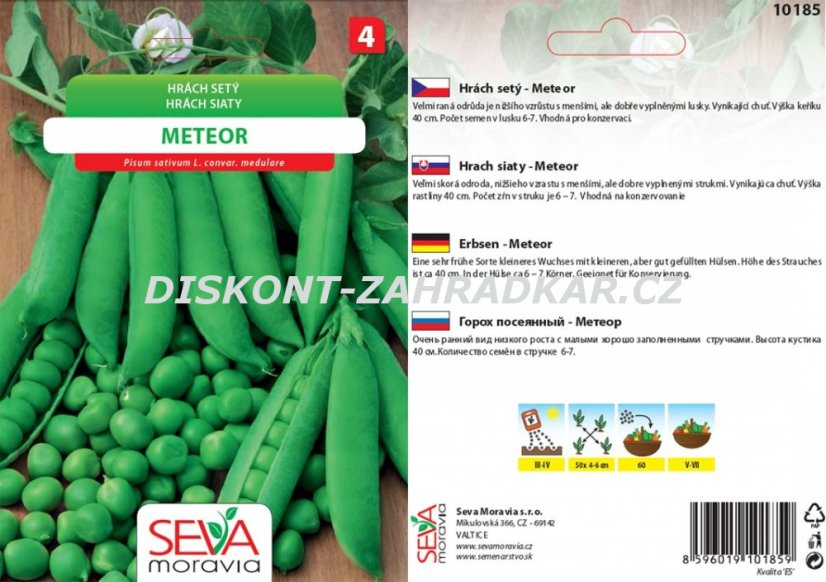 10185/x Hrách Meteor 25g