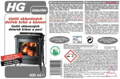 HG 43105 Čistič skleněných dvířek krbů a kamen 500 ml