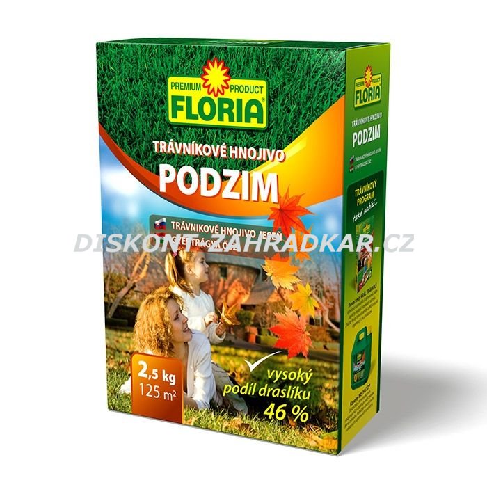 FLORIA Podzimní trávníkové hnojivo 2,5kg