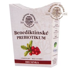 Bylinné prebiotické pastilky - Brusinka 20ks
