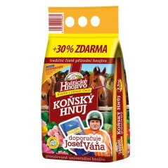 Koňský hnůj Váňův 2,5 kg + 30% zdarma