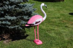 Plameňák 60x22x93cm zahradní dekorace / CH9219