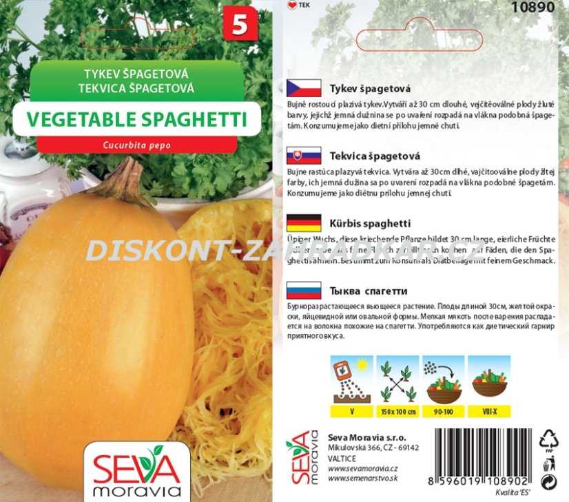 10890 Tykev Vegetable Spaghetti 10s / 3302 10890 Tykev Vegetable Spaghetti 10s / 3302
