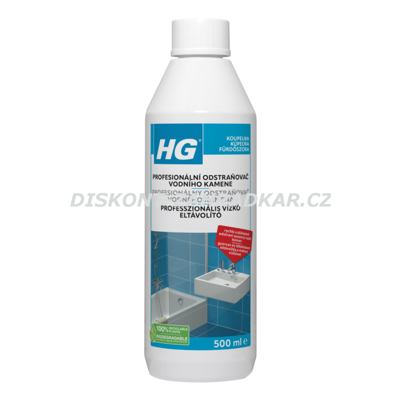HG 10005 Profesionální odstraňovač vodního kamene 500ml