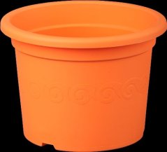 Plastia květináč Narcis 23 cm čokoládový