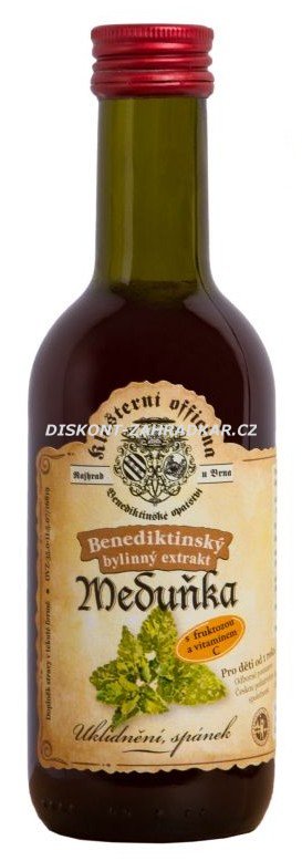 Bylinný fruktózový sirup MEDUŇKA 290 g