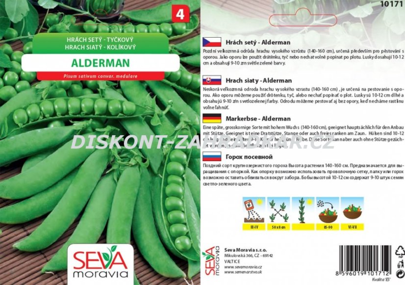 10171/x Hrách Alderman 25g 10171/x Hrách Alderman 25g