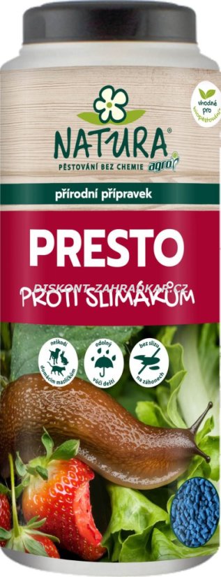 NATURA PRESTO na slimáky a plzáky 920 g