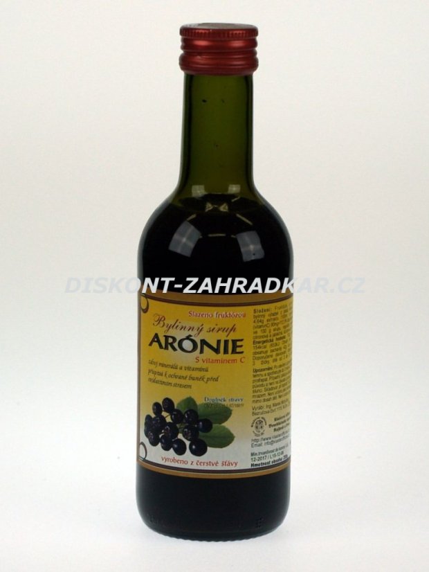 Bylinný fruktózový sirup ARONIE 290 g