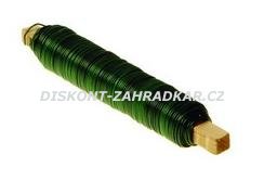 Vázací drát 0,9mm,30m,zelený PVC - 42202