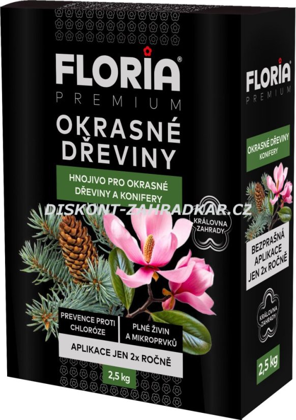 FLORIA PREMIUM Hnojivo pro okrasné dřeviny a konifery 2,5 kg