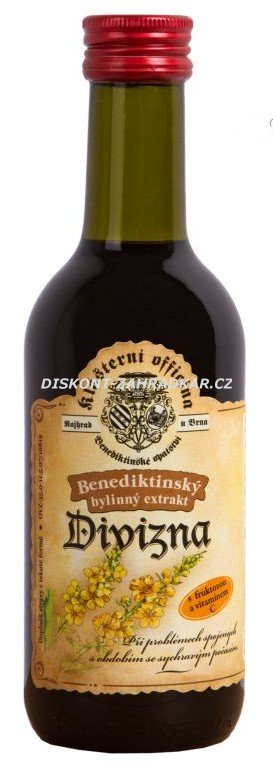 Bylinný fruktózový sirup DIVIZNA 290 g Bylinný fruktózový sirup DIVIZNA 290 g