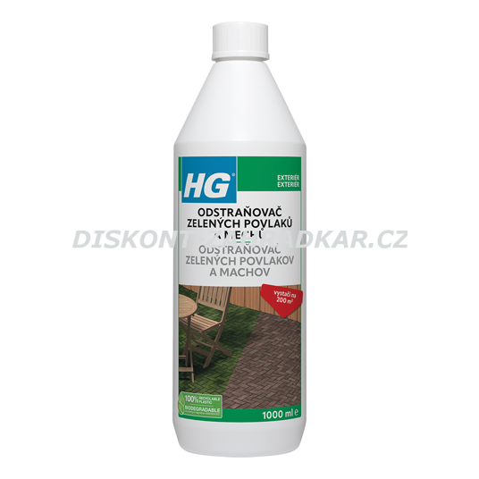 HG 18110 Odstraňovač zelených povlaků a mechů 1000ml