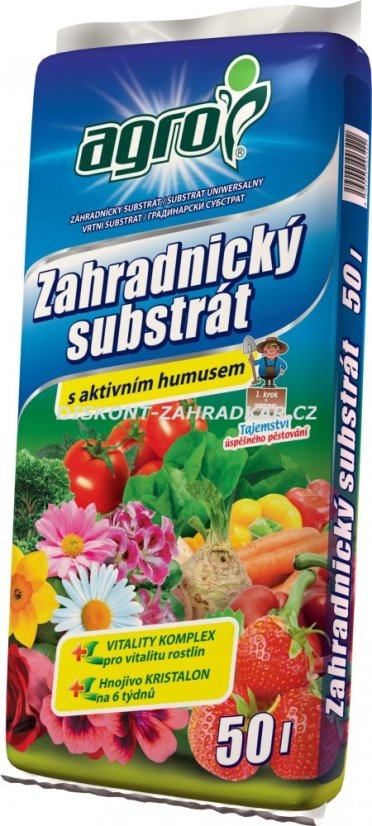 AGRO Zahradnický substrát 50l
