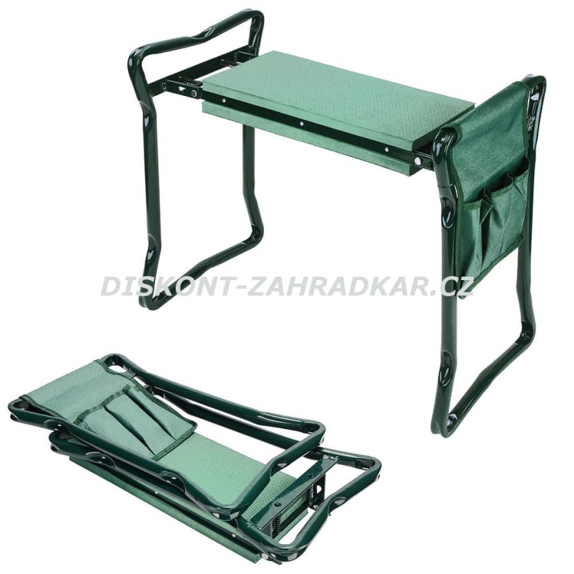 Zahradní stolička skládací zelená / CH3632