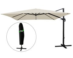 Boční slunečník Mini ROMA 2,5x2,5m BÉŽOVÝ/ CH5385