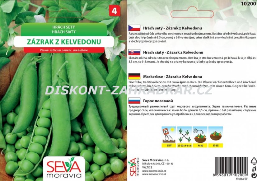 10200/x Hrách Zázrak z Kelvedonu 30g