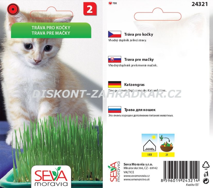 24321 Tráva pro kočky 15g / 3803