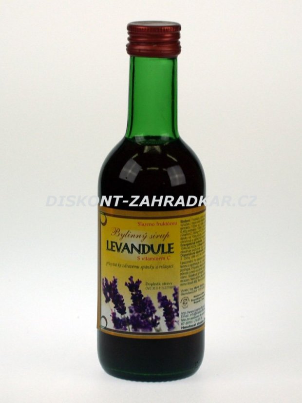 Bylinný fruktózový sirup LEVANDULE 290 g